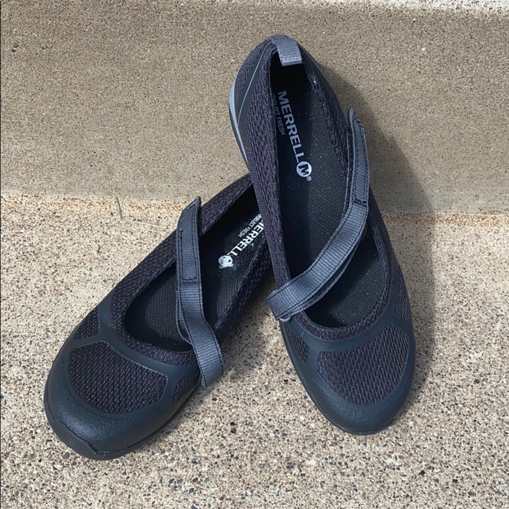 Merrell Mary Jane Sneaker W6 gray/black